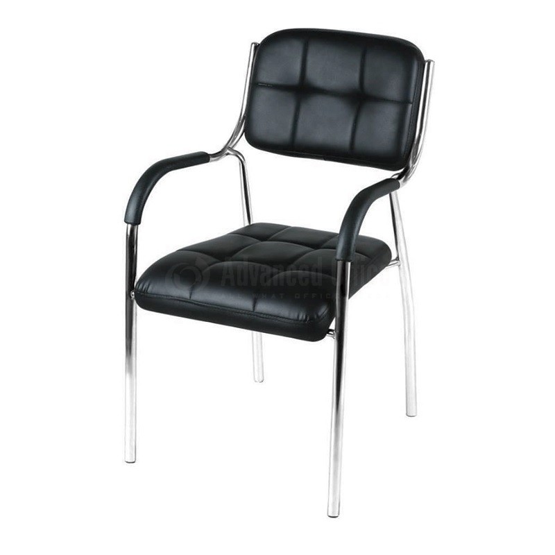 CHAISE VISITEUR NOIR (105)